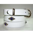 Rhinestone Belt Diamond Wh/Blu Rhinestone Belt Diamond Wh/Blu