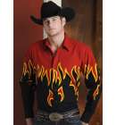 Brooks & Dunn Shirt Mens Flame